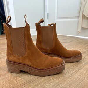 Loeffler Randall Brown Ankle Boots